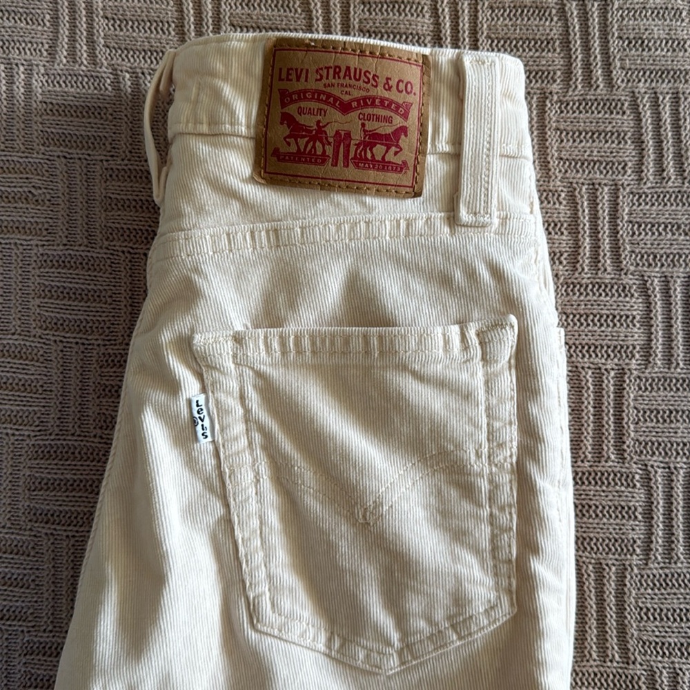Levi's Off White/Cream Boot Cut Pants - Picture 9 of 16